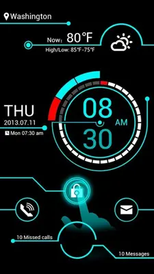 GO Locker Electricity Theme android App screenshot 0