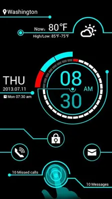 GO Locker Electricity Theme android App screenshot 1